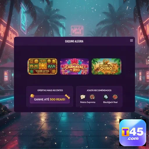 t45 demonstra jogos emocionantes em ambiente VIP moderno.