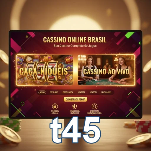 Jogue cassino de qualquer lugar com o app da t45