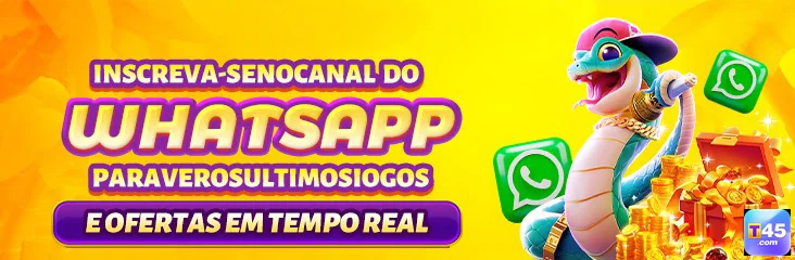 Acesso ao WhatsApp para ofertas em tempo real no t45.