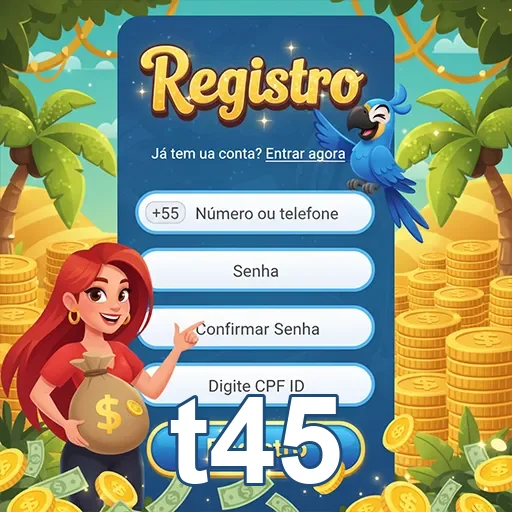 Jogador desfrutando de jogos VIP no t45 em mobile